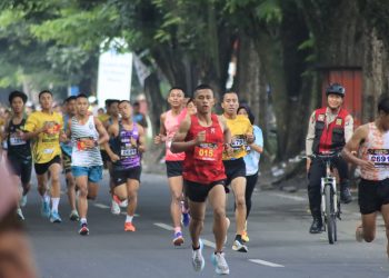 Bhayangkara Sport Day Fun Run 5K, Polres Langkat . (Foto/Jhon).