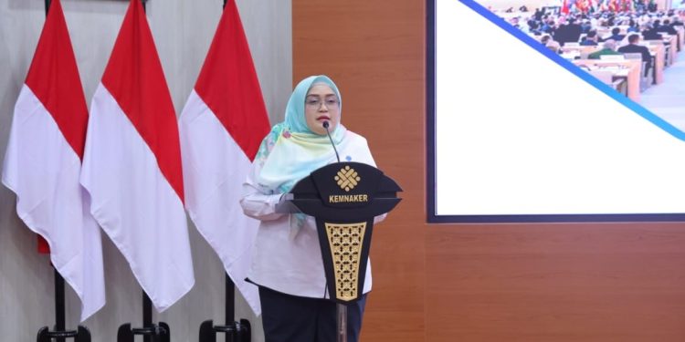 Kemnaker: JKP Instrumen Penting Pelindungan dan Pengembangan Karier Pekerja. (Foto/Humas).