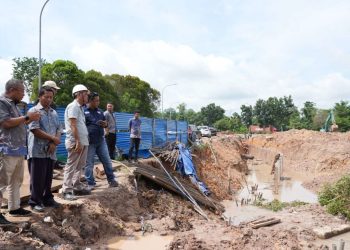 Suplai Air Di Taman Baloi Hingga Sukajadi Terganggu, BP Batam Lakukan Perbaikan Darurat. (Foto/Humas).