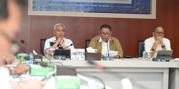 Pertimbangan Daya Saing Investasi, BP Batam Tunda Penyesuaian Tarif Peti Kemas. (Foto/Humas).