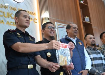 Bea Cukai Aceh Gagalkan Dugaan Penyelundupan 2,9 Kg Emas ke Malaysia. (Foto/Humas).