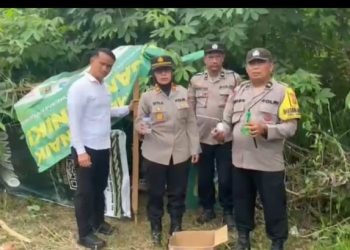 Polsek Binjai Kembali Grebek Sarang Narkoba Di Tandem Hilir. (Foto/Jhon).