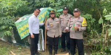 Polsek Binjai Kembali Grebek Sarang Narkoba Di Tandem Hilir. (Foto/Jhon).