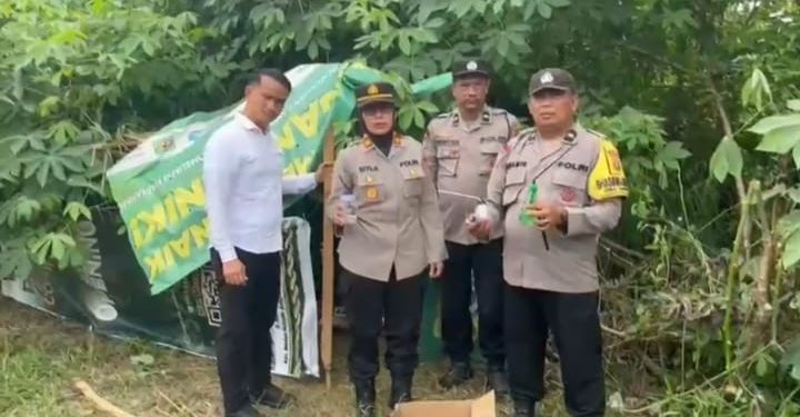 Polsek Binjai Kembali Grebek Sarang Narkoba Di Tandem Hilir. (Foto/Jhon).