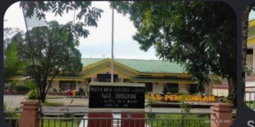 Kantor Dinas Pendidikan Kab.Langkat di Stabat. (Foto/Supriadi).