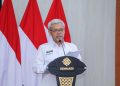 Sekretaris Jenderal Kemnaker, Cris Kuntadi saat membuka Webinar bertema. (Foto/Humas).