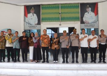 Kapolres Langkat Jalin Silaturahmi ke Plt Bupati Langkat,dan Kejari. (Foto/Jhon).