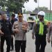 Kapolres Langkat Tinjau Ketersediaan BBM di SPBU Perdamaian Stabat,(Foto/Jhon).