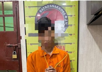 Sat Narkoba Polres Langkat Ungkap Kasus Narkotika, Satu Pelaku Diamankan. (Foto/Jhon).