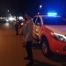 Cegah Begal danTawuran, Personil Polres Langkat Sisir Jalur Protokol Hingga Perbatasan. (Foto/Jhon)