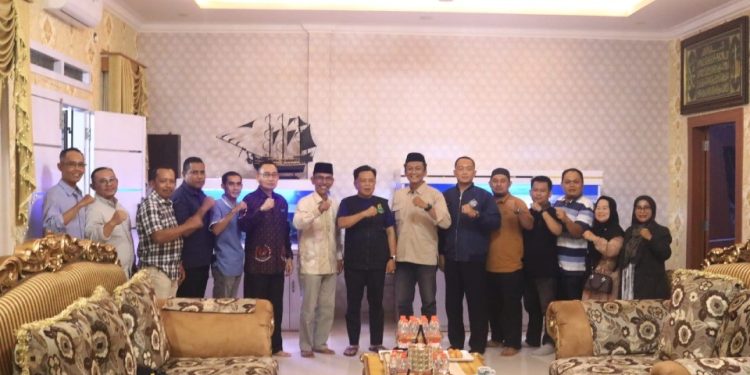 Bupati Meranti Terima Kunjungan Mahasiswa IAIN Bengkalis Untuk Mohon Izin KKN Tahun 2026. (Foto/Istimewa).