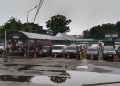 Calo Tiket Masih Marak di Pelabuhan Roro Tanjung Uban Bintan. (Foto/Fuat).