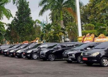 Mobil Dinas Milik Pemerintah Kabupaten Karimun. (Foto/Istimewa).
