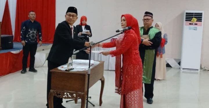 DPRD Muratara Gelar Rapat Paripurna PAW Masa Jabatan 2024-2029. (Foto/Igo).