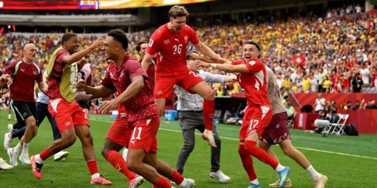 Swiss Singkirkan Kolombia Di Laga 16 Besar Piala Dunia 2026 Lewat Adu Penalti 4-3. (Foto/Internet).
