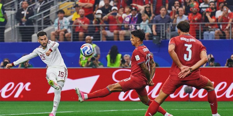Timnas Spanyol Lolos ke Piala Dunia 2026 Setelah Menang 1-0 Dari Portugal. (Foto/Internet).