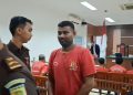 Terdakwa WN India Vimal Ulas (baju tahanan warna mera) kasus pembunuhan. (Foto/Dok).