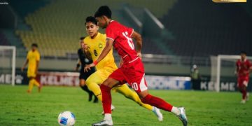 Timnas Indonesia U-17 Bermain Imbang Hadapi Malaysia 1-1. (Foto/Net).