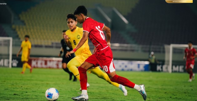 Timnas Indonesia U-17 Bermain Imbang Hadapi Malaysia 1-1. (Foto/Net).