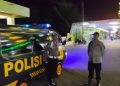 Antisipasi Geng Motor dan Kejahatan 3C, Polsek Gebang Patroli Blue Light. (Foto/Jhon).