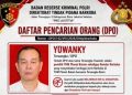 Bareskrim Polri Buru DPO Gembong Narkoba Batam Yuwanki Ke Singapura. (Foto/Dokumentasi).