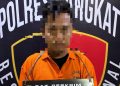 Polres Langkat Tangkap Tujuh Pelaku Pencurian Dengan Kekerasan. (Foto/Jhon).
