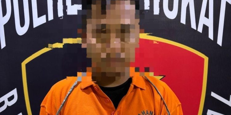 Polres Langkat Tangkap Tujuh Pelaku Pencurian Dengan Kekerasan. (Foto/Jhon).