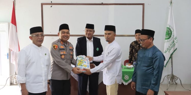 Kapolres Langkat Perkuat Sinergi dengan MUI Demi Wujudkan Kamtibmas yang Sejuk dan Kondusif. (Foto/Jhon).