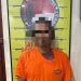 Tersangka pelaku pengedar narkoba yang berhasil di tangkap Polres Langkat. (Foto/Jhon).