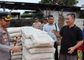 Kapolres Langkat Salurkan Bantuan Material untuk Pembangunan Gereja. (Foto/Jhon).