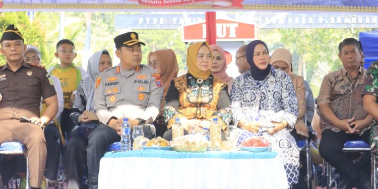 Kapolres Langkat Hadiri Peringatan Brandan Bumi Hangus ke-79 Pangkalan Berandan. (Foto/Jhon).