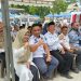 Camat Lingga Buka Lomba Cerdas Cermat Dan Debat Pelajar Di Lapangan Hang Tuah Daik. (Foto/Handoyo).