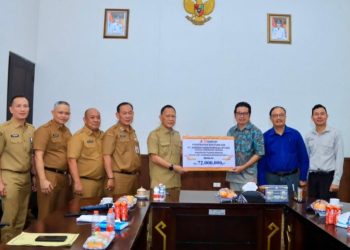 Perkuat Sinergi, Pemkab Tulang Bawang dan PT SIP Kolaborasi Bangun Daerah dan Kelola Sampah. (Foto/Masderik).