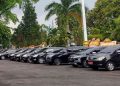 Ini contoh mobil dinas pemerintah Kabupaten Karimun saat parkir di lokasi parkir. (Foto/Istimewa).