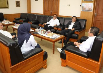 Wali Kota Batam Terima Kunjungan Kerja Kepala PN Batam Yang Baru. (Foto/Humas).
