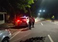 Patroli Blue Light Sat Samapta Polres Langkat Cegah Geng Motor Dan Kejahatan Jalanan.(Foto/Jhon).