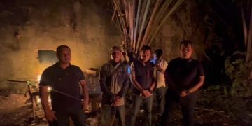Satresnarkoba Polres Langkat Sisir Lokasi Diduga Jadi Tempat Peeredaran Narkoba. (Foto/Jhon).