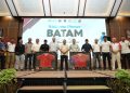 BP Batam Sambut Tim Batam Prime International Pootball Series 2026. (Foto/Humas).