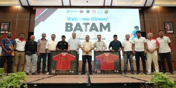 BP Batam Sambut Tim Batam Prime International Pootball Series 2026. (Foto/Humas).