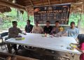 Polsek Salapian Sosialisasikan Aplikasi Super APP Polri kepada Masyarakat. (Foto/Jhon).