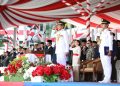 Wali Kota Batam Amsakar Achmad bertindak sebagai Inspektur Upacara HUT Kemerdekaan RI ke-81 Kota Batam. (Foto/Istimewa).