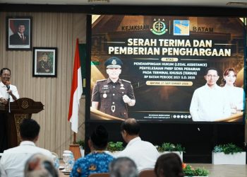Sinergi BP Batam dan Kejari Batam, Rp18,82 Miliar PNBP Sewa Perairan Tersus Berhasil Diselesaikan. (Foto/Humas).