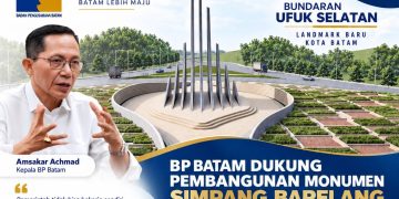 BP Batam Dorong Penataan Estetika Kota, Monumen Simpang Barelang Mulai Dibangun. (Foto/Humas).