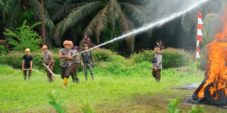 Antisipasi Karhutla, PTPN IV PalmCo Perkuat Deteksi Dini dan Patroli di Sumatera-Kalimantan.(Foto/Sabungan).
