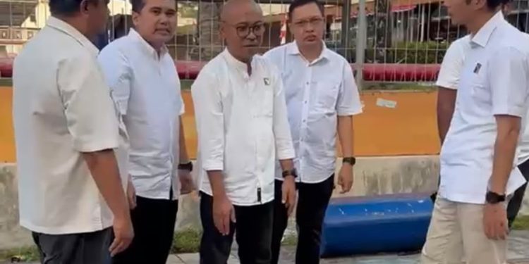 BP Batam Uji Sistem Subdrain di 18 Titik Rawan Genangan Batam Center. (Foto/Humas).