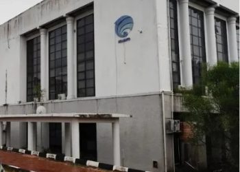 Kantor Dinas Komunikasi dan Informatika (Diskominfo) Kepri di Dompak Tanjungpinang. (Foto/Dokumentasi).