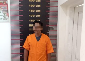 Polisi Ungkap Kasus Curanmor di Tanjung Pura, Dua Terduga Pelaku Diamankan. (Foto/Jhon).