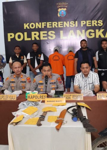 Polisi Ungkap Kasus Pembunuhan di Kuala, Dua Terduga Pelaku Diamankan. (Foto/Humas).