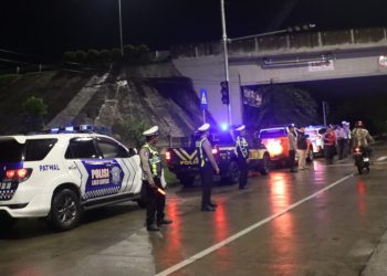 Polres Langkat Tingkatkan Patroli KRYD Dini Hari, Cegah Geng Motor hingga Premanisme.(Foto/Jhon).