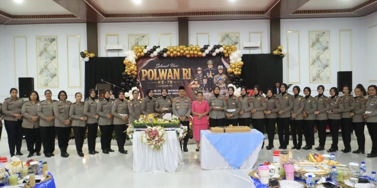 Syukuran HUT Polwan ke-78, Kapolres Langkat Apresiasi Dedikasi Srikandi Polri. (Foto/Jhon).
